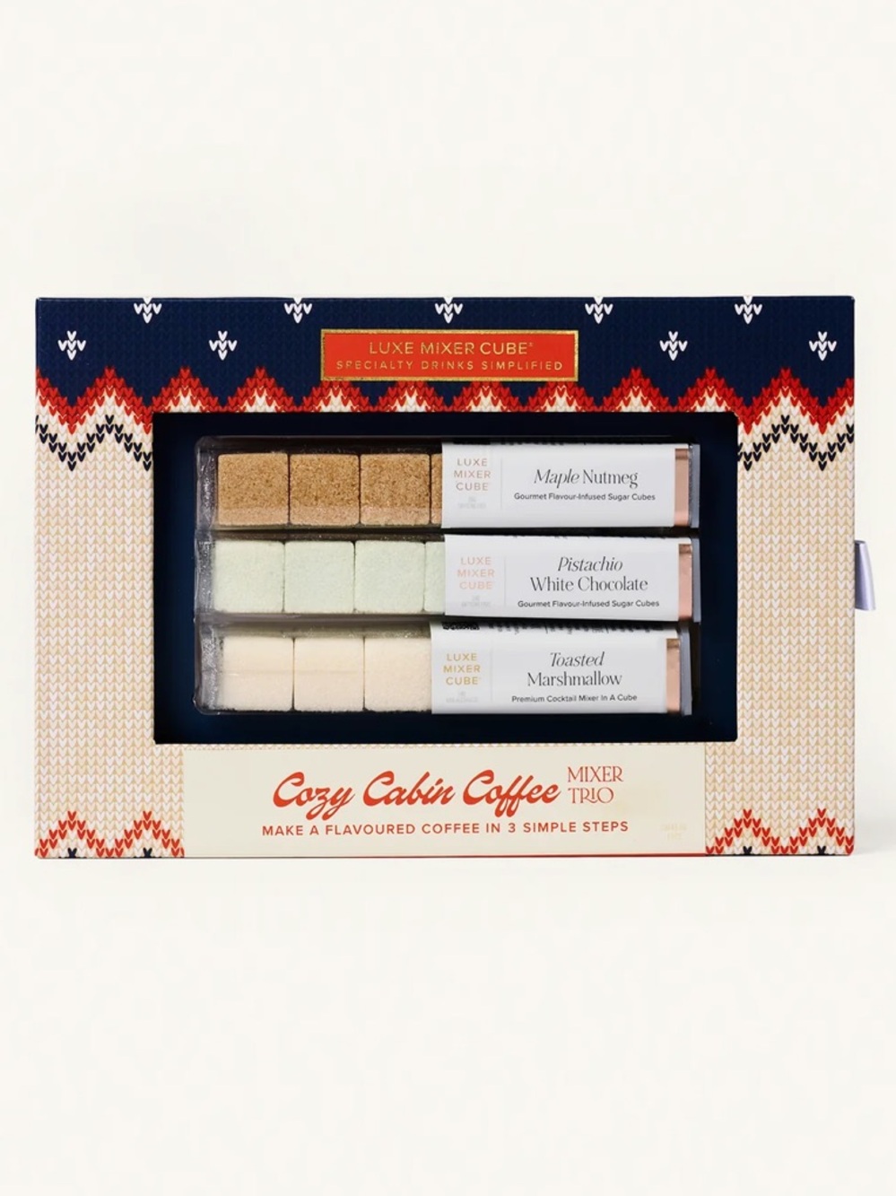 Nordstrom NEW Winter Coffee Mixer Cube Trio: Maple, Pistachio, Marshmallow